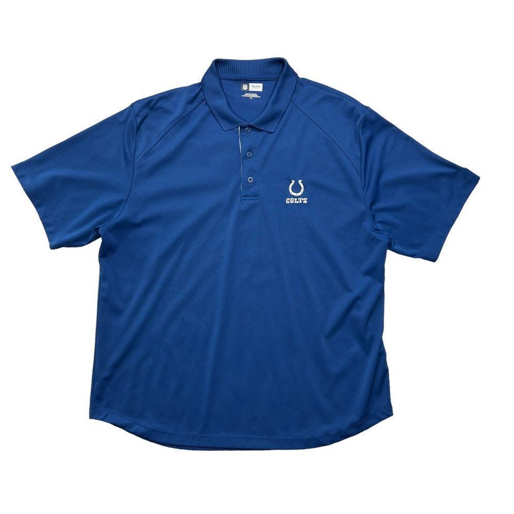 NFL Men's Size XL Blue Indianapolis Colts Embroidered Polo